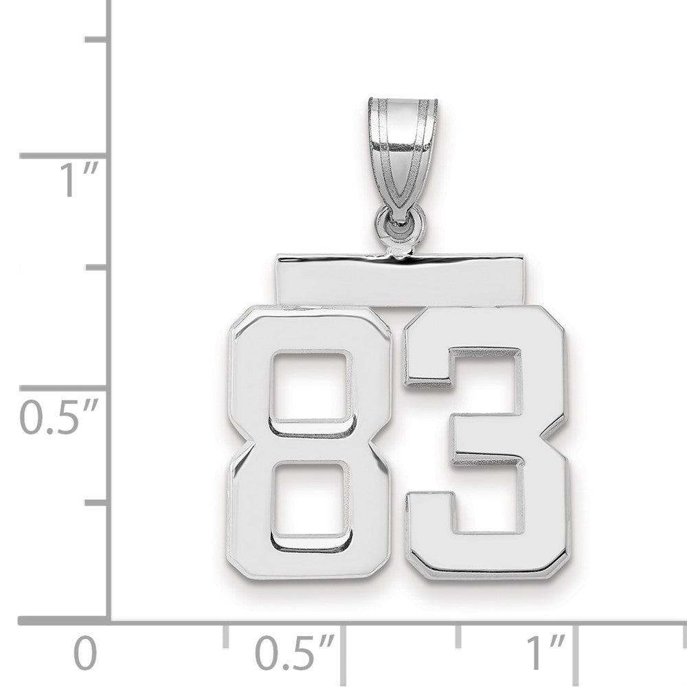 Polished Number Charms — 83
