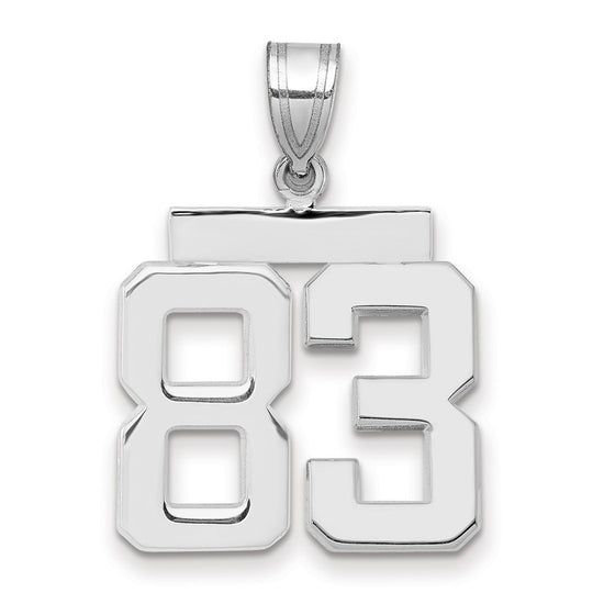 Polished Number Charms — 83