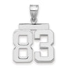 Polished Number Charms — 83