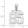 Polished Number Charms — 85