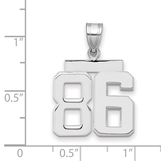 Polished Number Charms — 86