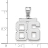 Polished Number Charms — 86