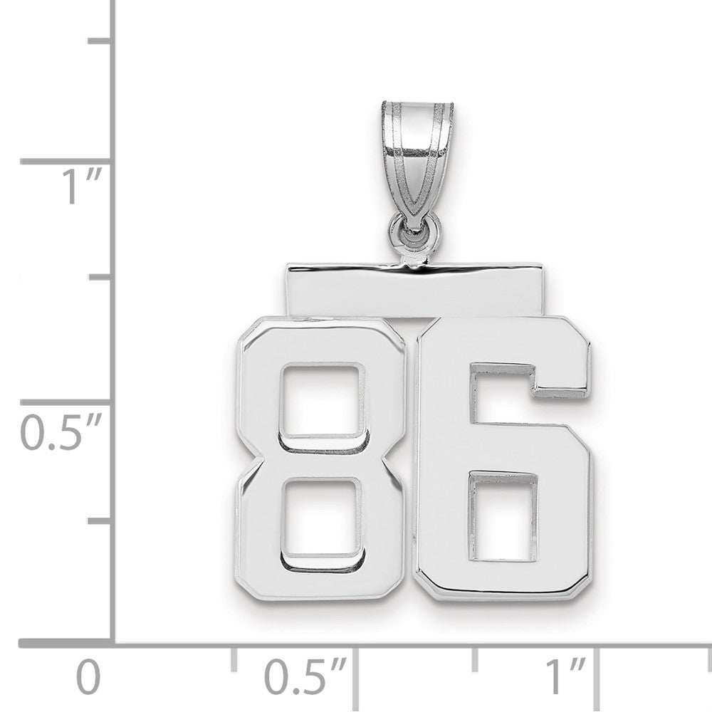 Polished Number Charms — 86