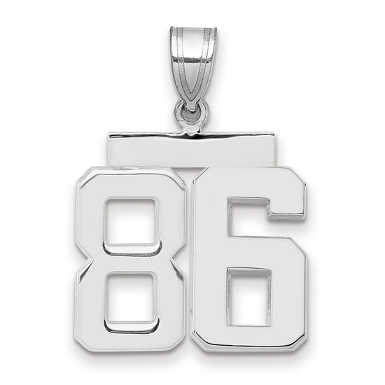 Polished Number Charms — 86