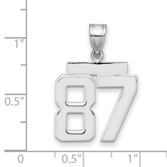 Polished Number Charms — 87