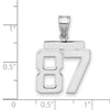 Polished Number Charms — 87