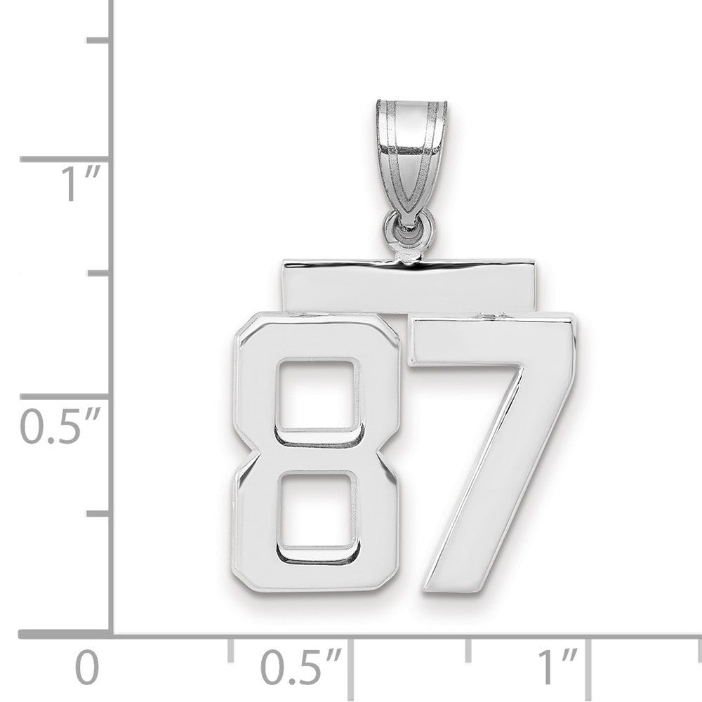 Polished Number Charms — 87
