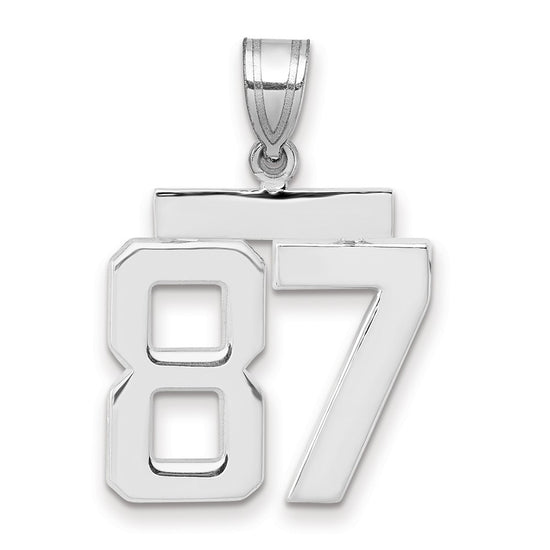 Polished Number Charms — 87