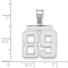Polished Number Charms — 89