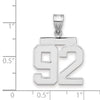 Polished Number Charms — 92