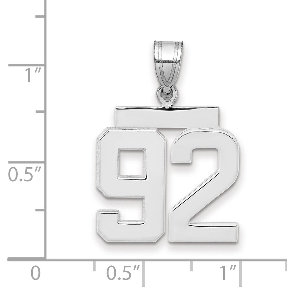 Polished Number Charms — 92