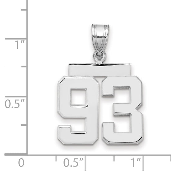 Polished Number Charms — 93