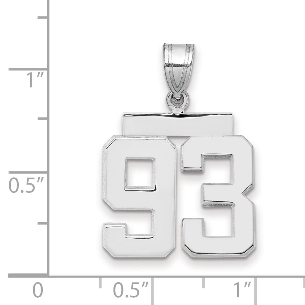 Polished Number Charms — 93