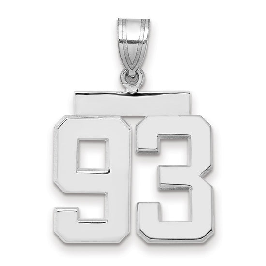 Polished Number Charms — 93