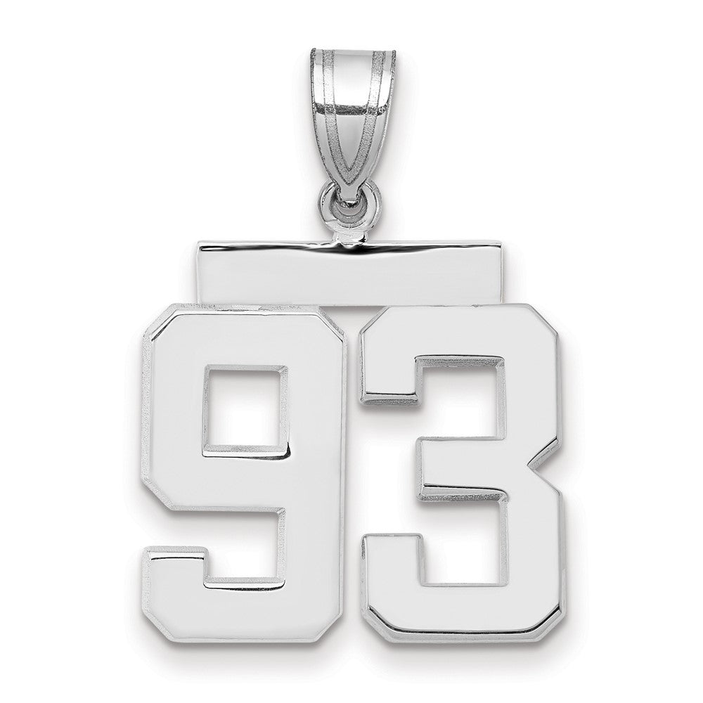 Polished Number Charms — 93