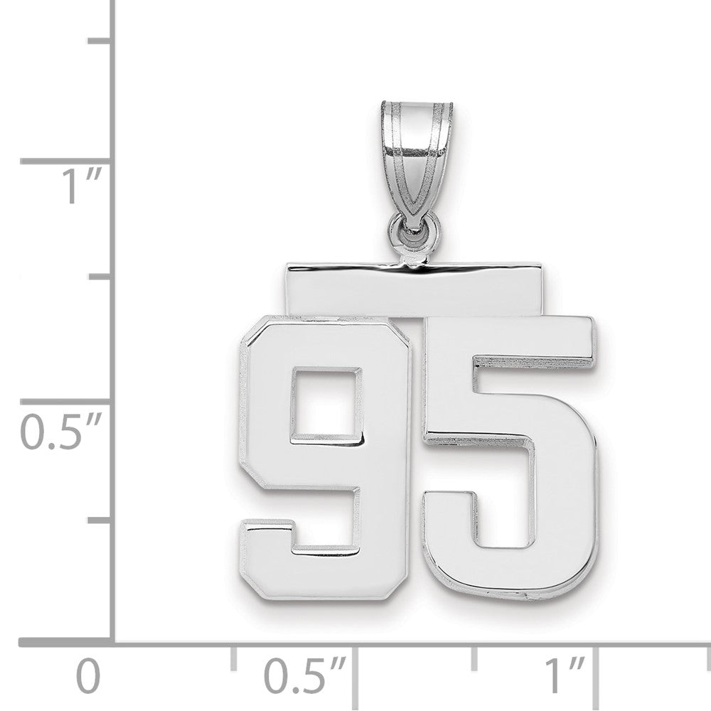 Polished Number Charms — 95