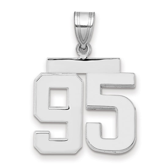 Polished Number Charms — 95