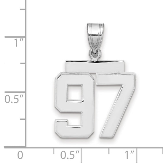 Polished Number Charms — 97