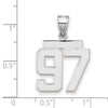 Polished Number Charms — 97