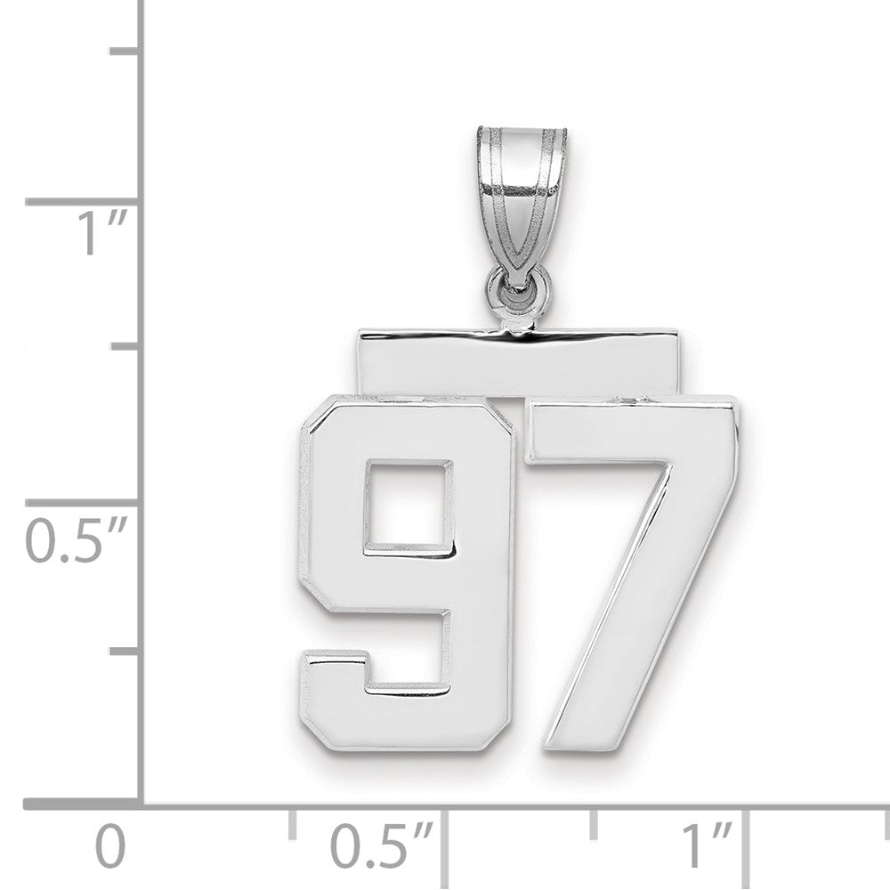 Polished Number Charms — 97