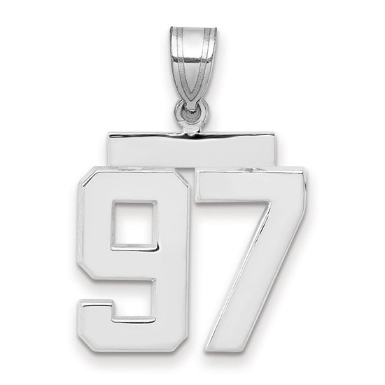 Polished Number Charms — 97