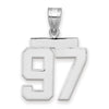 Polished Number Charms — 97