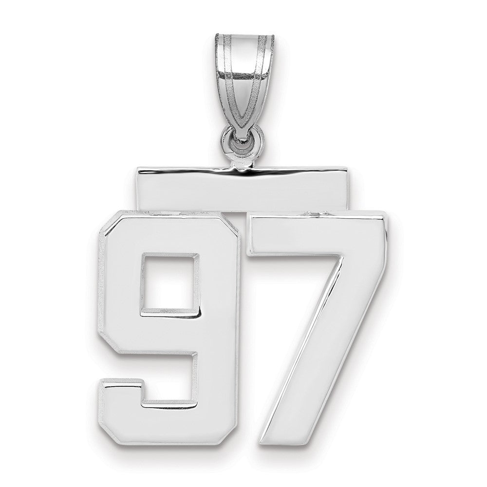 Polished Number Charms — 97