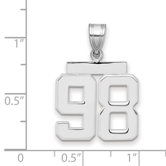 Polished Number Charms — 98