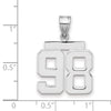 Polished Number Charms — 98