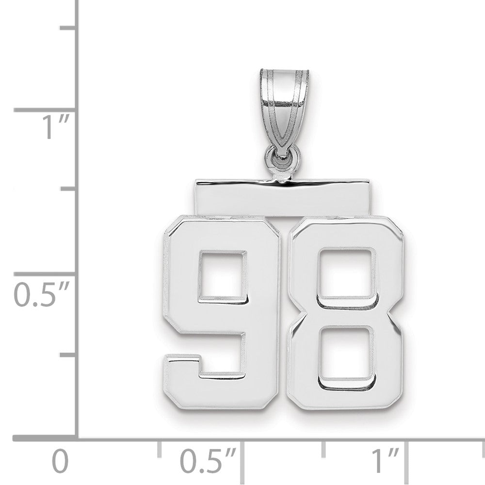 Polished Number Charms — 98