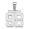 Polished Number Charms — 98