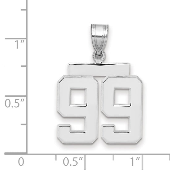 Polished Number Charms — 99