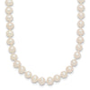 Near Round Freshwater Cultured White Pearl Necklaces