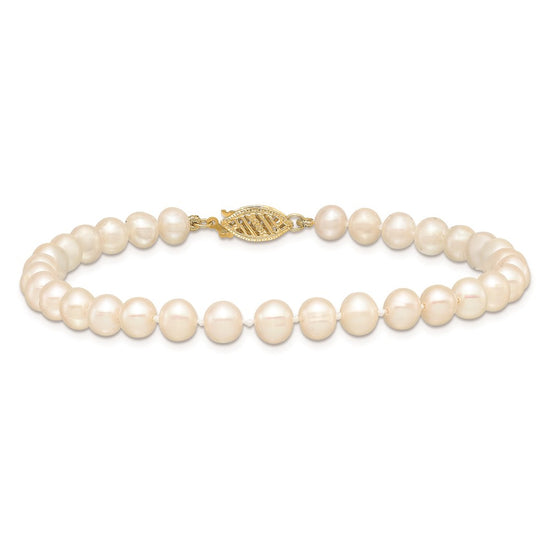 Gold Pearl Bracelet