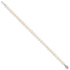 14k White Near Round Freshwater Cultured Pearl Bracelets