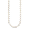 Near Round Freshwater Cultured White Pearl Necklaces