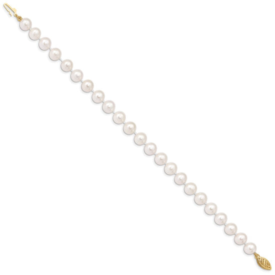 Gold Pearl Bracelet