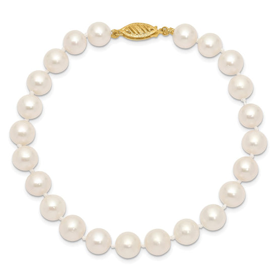 Gold Pearl Bracelet