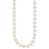10k 8-9mm White Near Round Freshwater Cultured Pearl 18inch Necklace