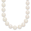 Near Round Freshwater Cultured White Pearl Necklaces