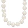 Near Round Freshwater Cultured White Pearl Necklaces