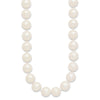 Near Round Freshwater Cultured White Pearl Necklaces