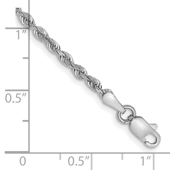 Gold (14K & 10K) Diamond-Cut Quadruple Rope Chain — 2.25 mm