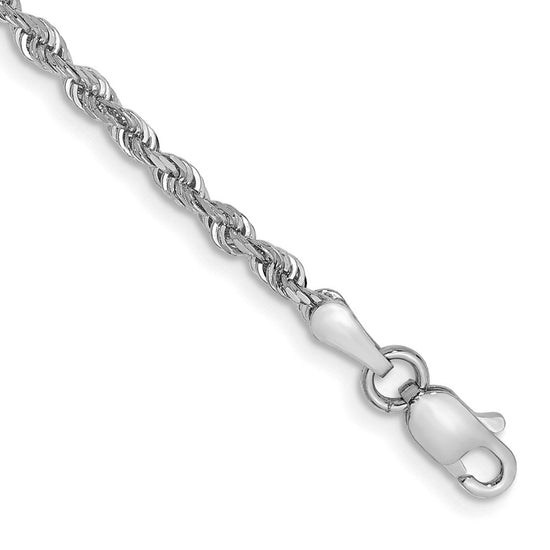 Gold (14K & 10K) Diamond-Cut Quadruple Rope Chain — 2.25 mm