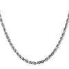 Gold (14K & 10K) Diamond-Cut Quadruple Rope Chain — 4 mm
