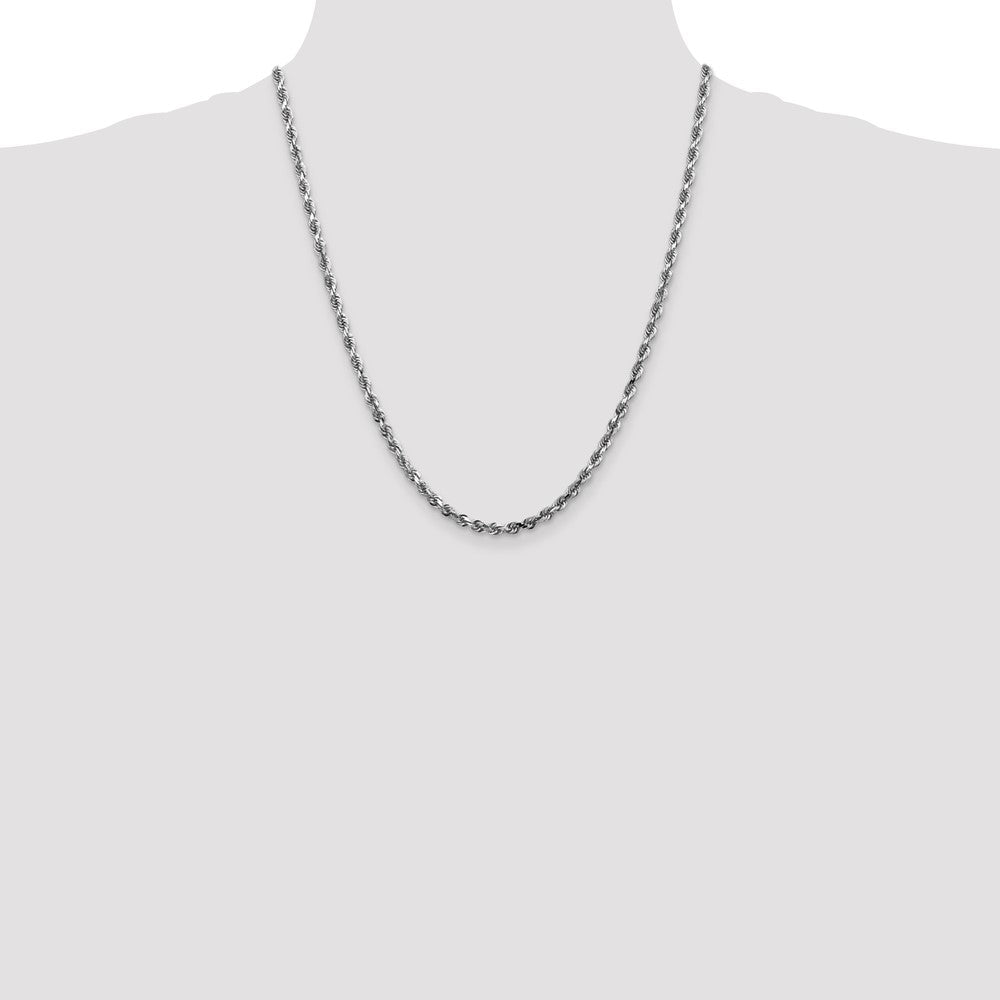 Gold (14K & 10K) Diamond-Cut Quadruple Rope Chain — 4 mm
