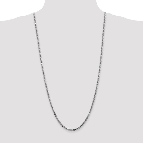 Gold (14K & 10K) Diamond-Cut Quadruple Rope Chain — 4 mm