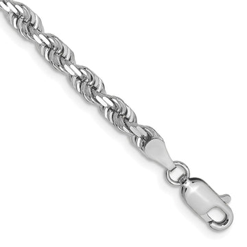 Gold (14K & 10K) Diamond-Cut Quadruple Rope Chain — 4 mm