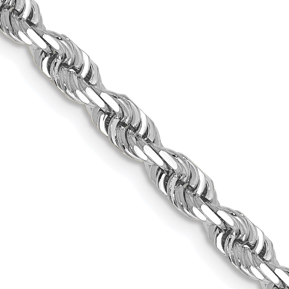 Gold (14K & 10K) Diamond-Cut Quadruple Rope Chain — 4 mm