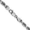 Gold (14K & 10K) Diamond-Cut Quadruple Rope Chain — 4.5 mm